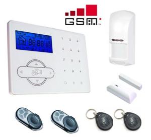 ALARMA  KIT  X250 GSM CON CENTRAL, SENSOR PUERTA, SENSOR