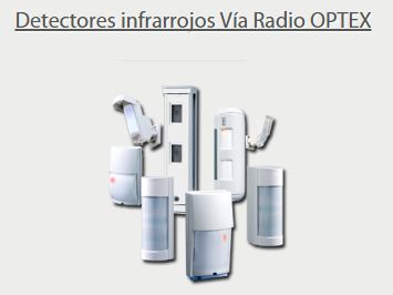 Detectores Exterior Optex Vía Radio