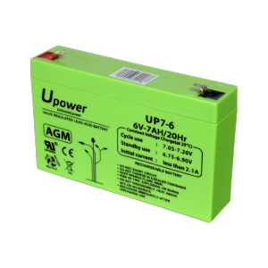 Upower Batería recargable Tecnología plomo ácido AGM Voltaje 6 V