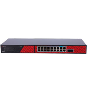        Safire Switch Hi-PoE 16 puertos PoE + 2 SFP + 2 RJ45