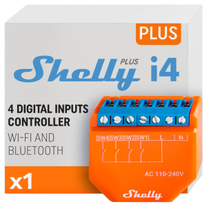     Shelly Plus I4 Gen3 WiFi 2.4 GHz IEEE802.11 b/g/n / Bluetooth