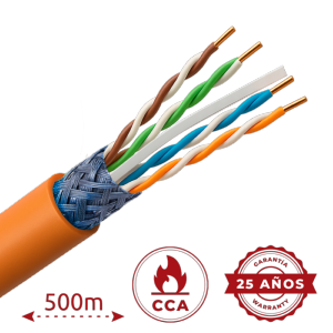  Uniview cable F/FTP categoría 6A Conductor OFC,100% cobre