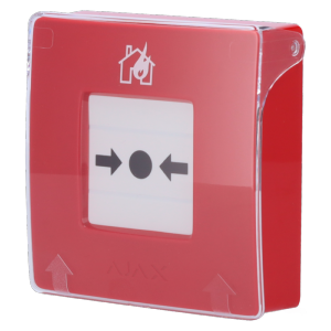 Botón manual de alarma de incendio rojo Certificación EN 54