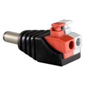 Conector DC hembra de fácil conexionado Salida +/ de 2 terminales