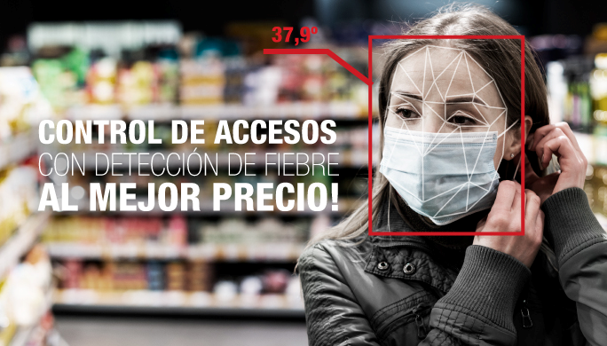 Control de Accesos con Detección de Mascarilla y Fiebre 