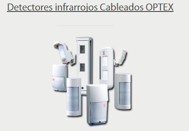 Detectores Exterior Optex Cableados