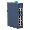      Switch PoE X-Security Carril DIN 8 puertos PoE RJ45 + 2 puerto RJ45 + 2 SFP