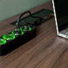     Shelly Power Strip 4 Gen4 Black Regleta inteligente con 4 tomas independientes