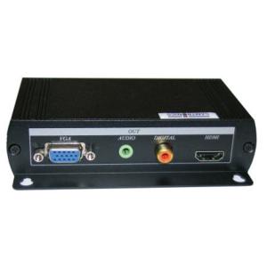  Conversor de señal de VGA a HDMI. 1080P. Salida de audio (analógico y digital)