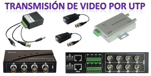 Adaptadores Vídeo por UTP