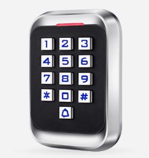 Control de acceso autónomo Acceso por teclado y EM RFID Salida relay, alarma y timbre