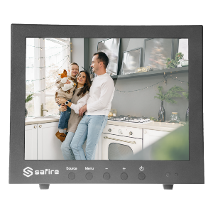    Monitor SAFIRE LED 10" Diseñado para videovigilancia Formato 4:3