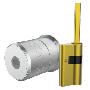   Cerradura inteligente Bluetooth Cilindro motorizado europeo 35 x 35 mm