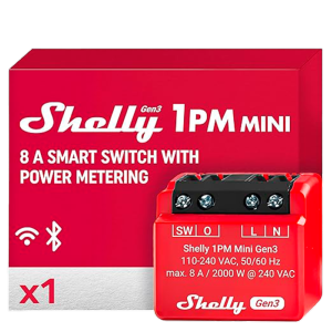     Shelly 1PM Mini Gen3 WiFi 2.4 GHz IEEE802.11 b/g/n / Bluetooth