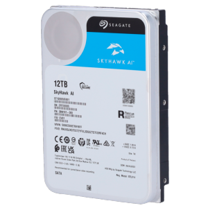  Disco duro Seagate Skyhawk AI Capacidad 12 TB Interfaz SATA 6 Gb/s