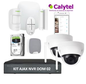 Sistema de Alarma profesional AJAX con  Ethernet y GPRS y Videograbación