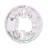 Base de perfil bajo con relé Hasta 12VDC 0.5A / Terminal NO/NC/C Compatible con detectores V2 y base alta