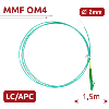    Pigtail de fibra óptica Fibra multimodo OM4