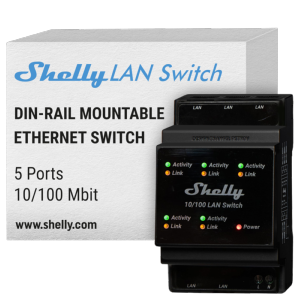     Shelly LAN Switch Montable en DIN