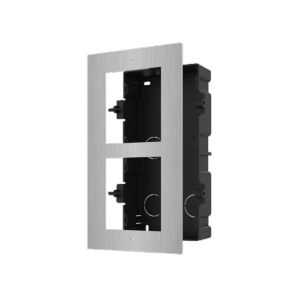 Panel frontal y caja de registro encastrada Hasta 2 módulos