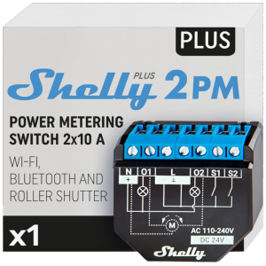     Shelly Plus 2PM WiFi 2.4 GHz IEEE802.11 b/g/n / Bluetooth