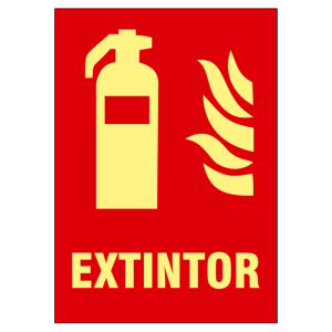 Cartel de señalización Equipos de protección contra incendios