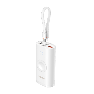 VEGER Mini Power Bank con LEDs de carga Capacidad 10000mAh